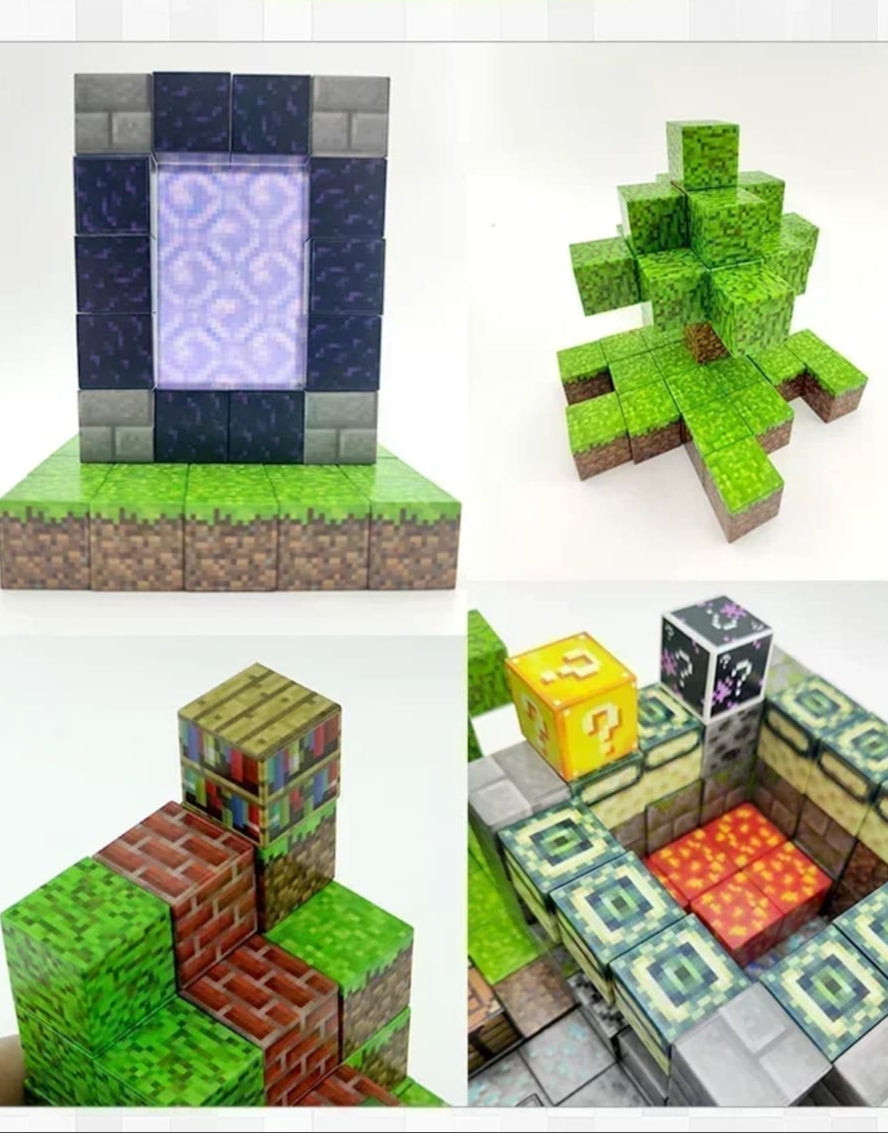 Magnetic Pixel Blocks - Explore unlimited designs