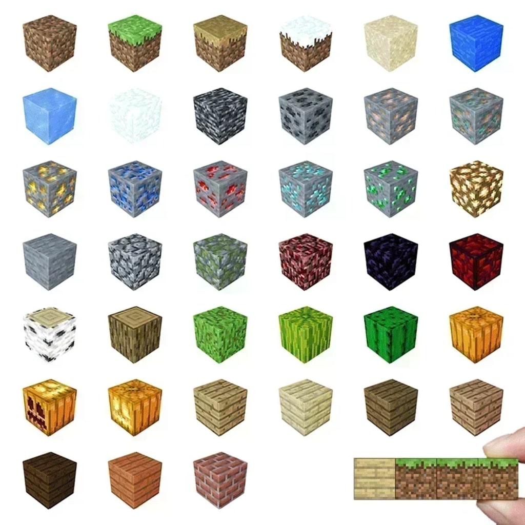 Magnetic Pixel Blocks - Explore unlimited designs