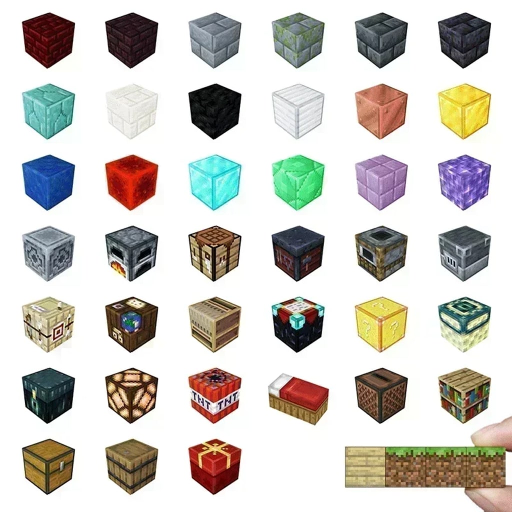 Magnetic Pixel Blocks - Explore unlimited designs