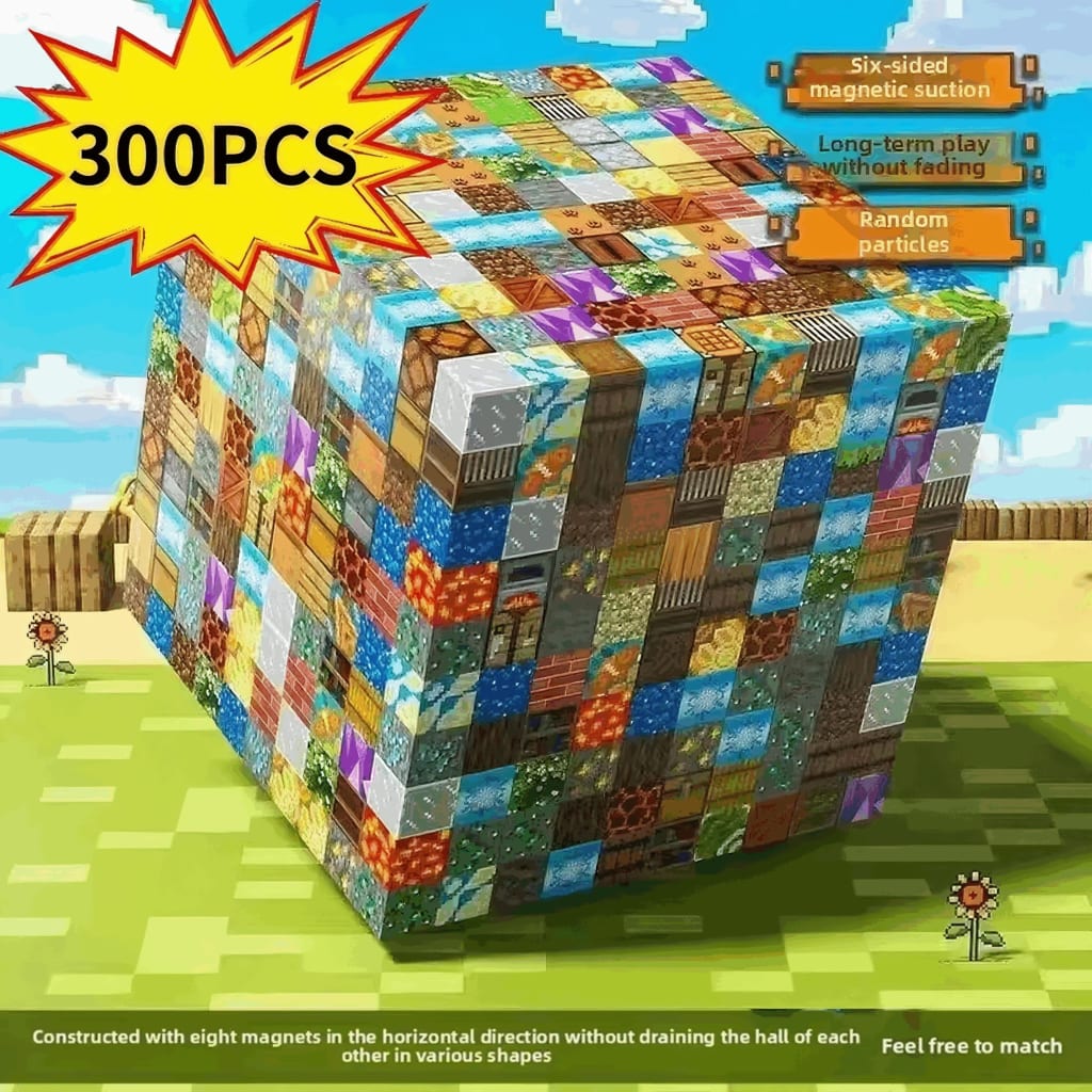 Magnetic Pixel Blocks - Explore unlimited designs