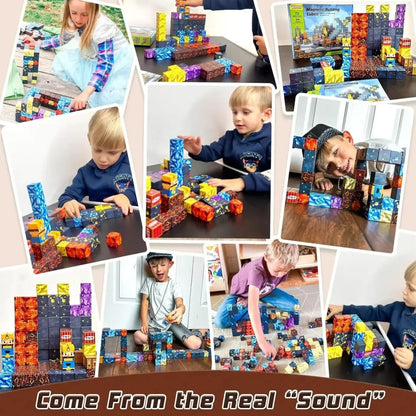 Magnetic Pixel Blocks - Explore unlimited designs